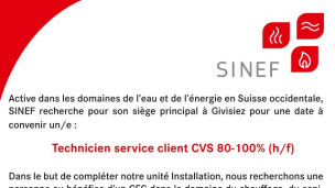 Sinef recherche Technicien service client CVS