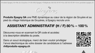 Produits Epagny SA recherche Assistant Administratif