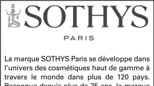 La marque SOTHYS Paris recherche Assistant(e) administratif