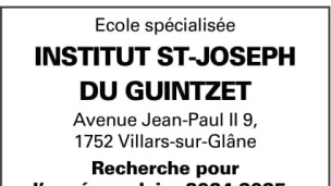 L'Institut St-Joseph du Guintzet recherche une auxiliaire fixe